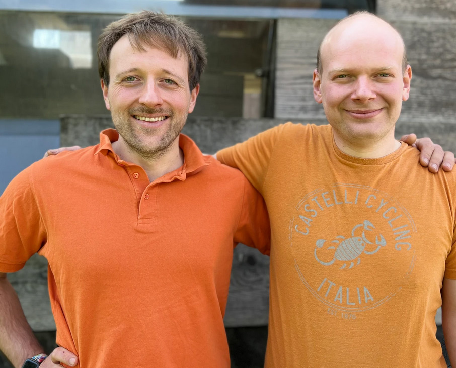 Inhaber / Dawid Dziubany und Martin Biller von den Fahrradexperten